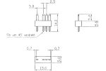 Stecker 4-polig, gerade, grau