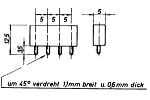 Buchse 4-polig, gerade, schwa