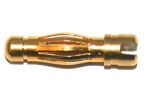 4 mm Goldverbinder, Stecker /