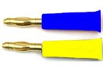 Bananenstecker 4 mm, blau, ve