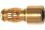 8,0 mm Goldstecker / male, lo