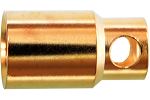 8,0 mm, geschlitzte Goldbuchs