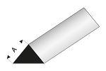 ASA Dreikantstab 90 1x330 mm