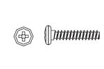 Blechschrauben 3x15 Vo-Mj-Ti-