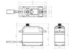 Savox HV Brushless Servo SB-2270SG (TS-Servo)