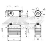 HBL850 HV Digital Servo brushless