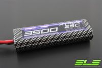 SLS XTRON 3500mAh 2S1P 7,4V 25C/50C Hardcase Rund