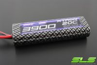 SLS XTRON 3900mAh 2S1P 7,4V 20C/40C Hardcase Rund