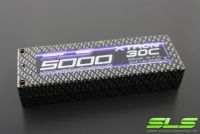 SLS XTRON 5000mAh 2S1P 7,4V 30C/60C Hardcase Steckkontakte