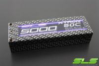 SLS XTRON 5000mAh 2S1P 7,4V 50C/100C Hardcase Steckkontakte