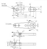 Alu Servoarm KST 0625.32, Lnge 43,3 mm 2 x M3