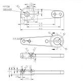 Alu Servoarm KST 0625.38, Lnge 49,6 mm 2x M3