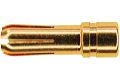 4,0 mm Goldstecker / male, lo