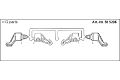 Achsschenkel Crossbone vorne