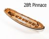 Beiboot Pinnace 28 ft. Bausatz 1:64