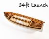 Beiboot Launch 34 ft. Bausatz 1:64